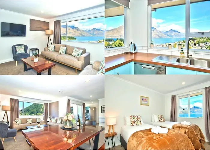 Panoramic Views! Luxurious Townhouse In The Absolute Centre Of Queenstown